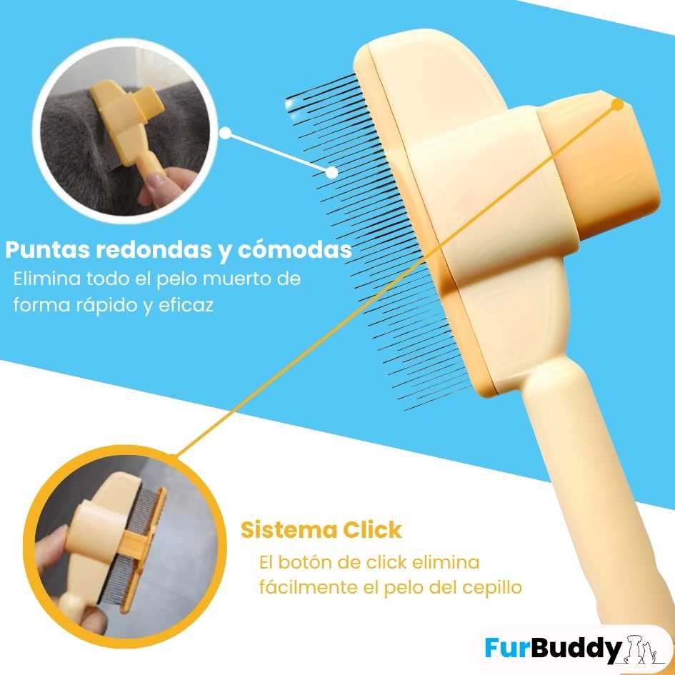 FurFlow™ Cepillo Sin Tirones Sin Dolor