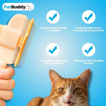 FurFlow™ Cepillo Sin Tirones Sin Dolor